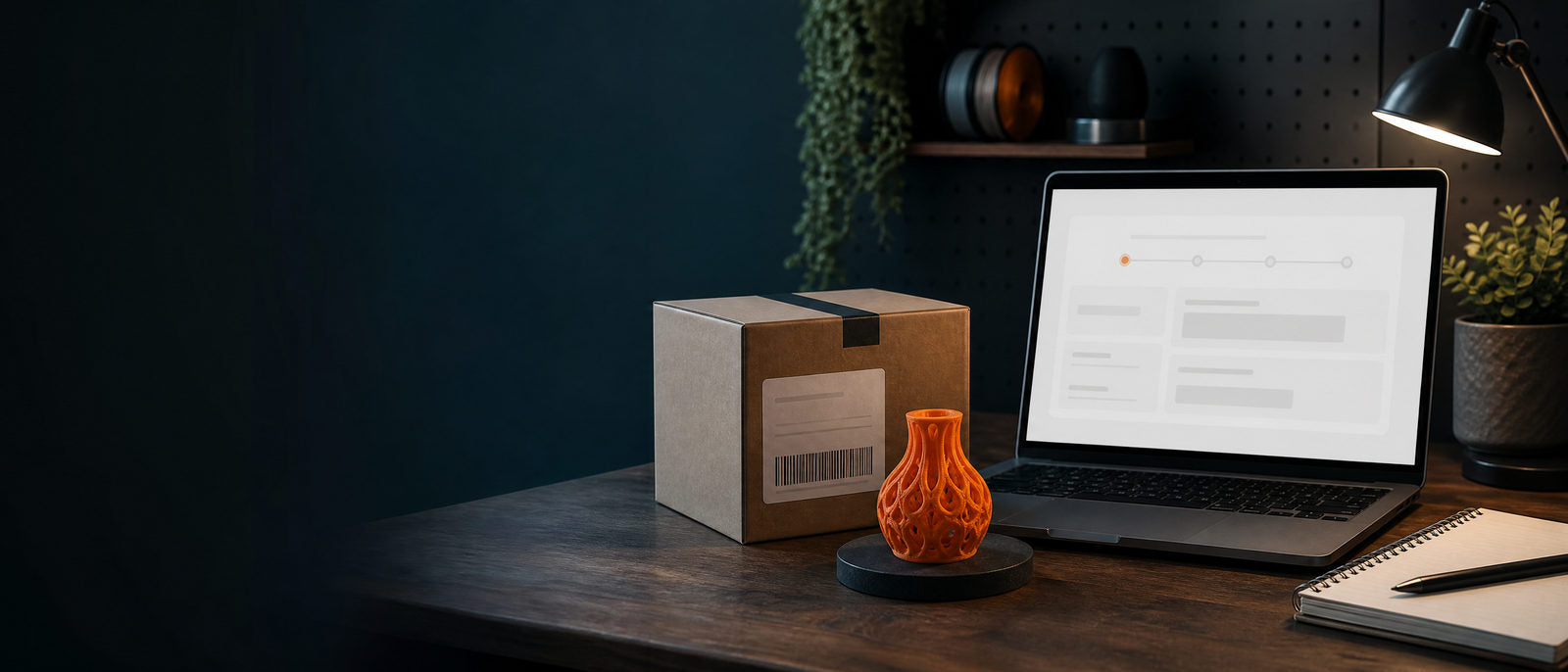 Encomenda e acompanhamento da Área do cliente Ktisis3D