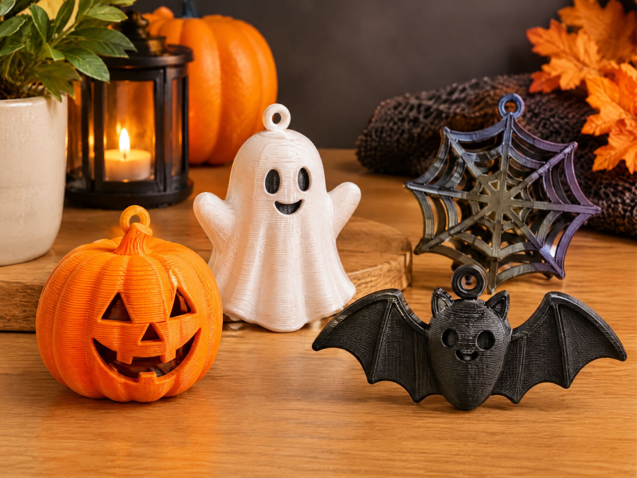 Peças comemorativas de Halloween