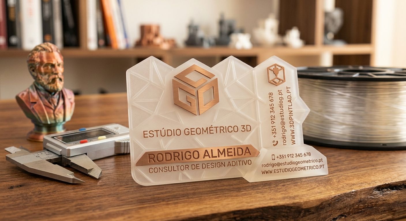 Segundo modelo de cartão de visita personalizado