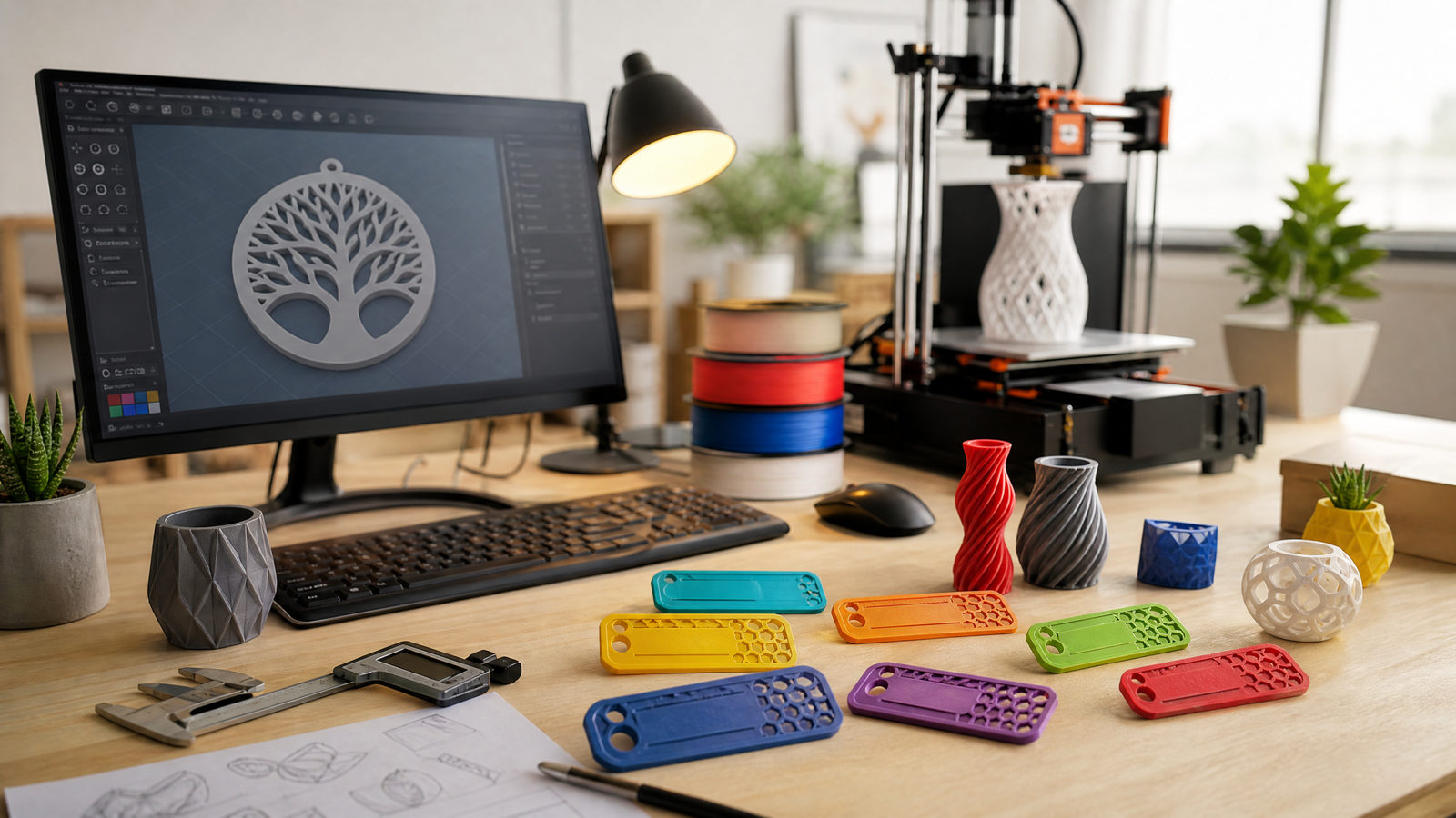 Processo de criação de objetos personalizados em impressão 3D