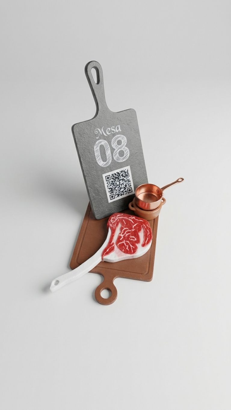 Menu de mesa personalizado para restaurante